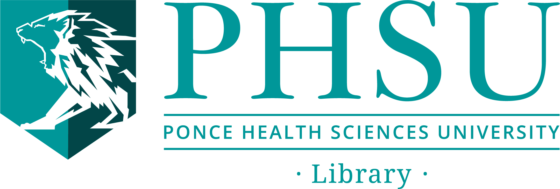 PHSU Library Horizontal Logo